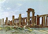 William Stanley Haseltine Canvas Paintings - Agrigento